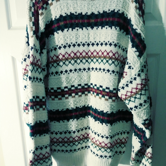 LAKE HARMONY USA COLORFUL SWEATER🌹SIZE L,NICE VINTAGE.🎁 - Picture 3 of 4